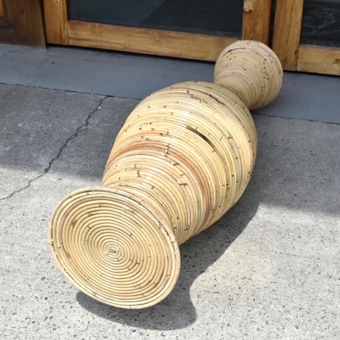 在庫処分】バリ島ラタンフラワーベース H100cm通常27，500円がなんと！