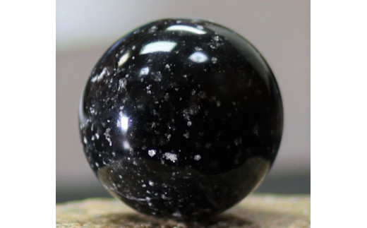 神津島産】 星降る島の黒曜石 オブシディアンオブジェ 大 - 東京都