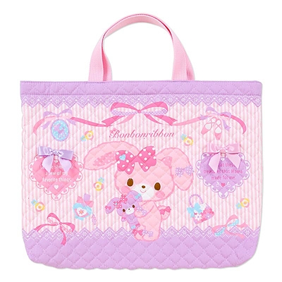 ぼんぼんりぼん キルティング手さげバッグ(お気に入り) : サンリオ