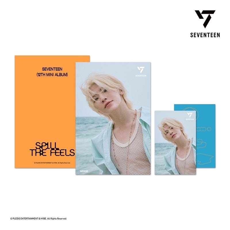 SEVENTEEN 3D LENTICULAR POSTCARD（SPILL THE FEELS Ver.）WOOZI