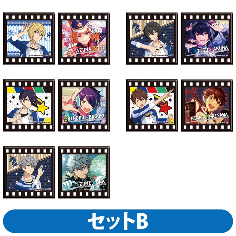 ローソン限定 スクエア缶バッジ（セットB） : あんさんぶるスターズ