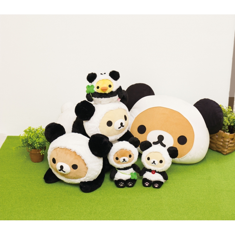 くたくた抱きぐるみ うつぶせリラックマ（パンダでごろん
