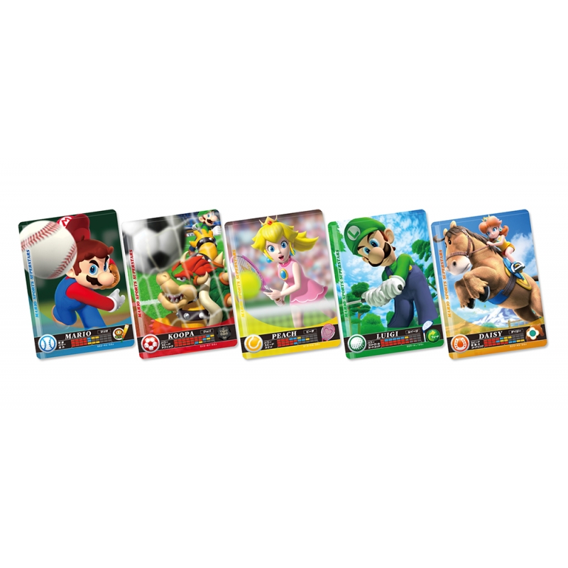 マリオスポーツ amiiboカード（1パック5枚入り） : Game Accessory