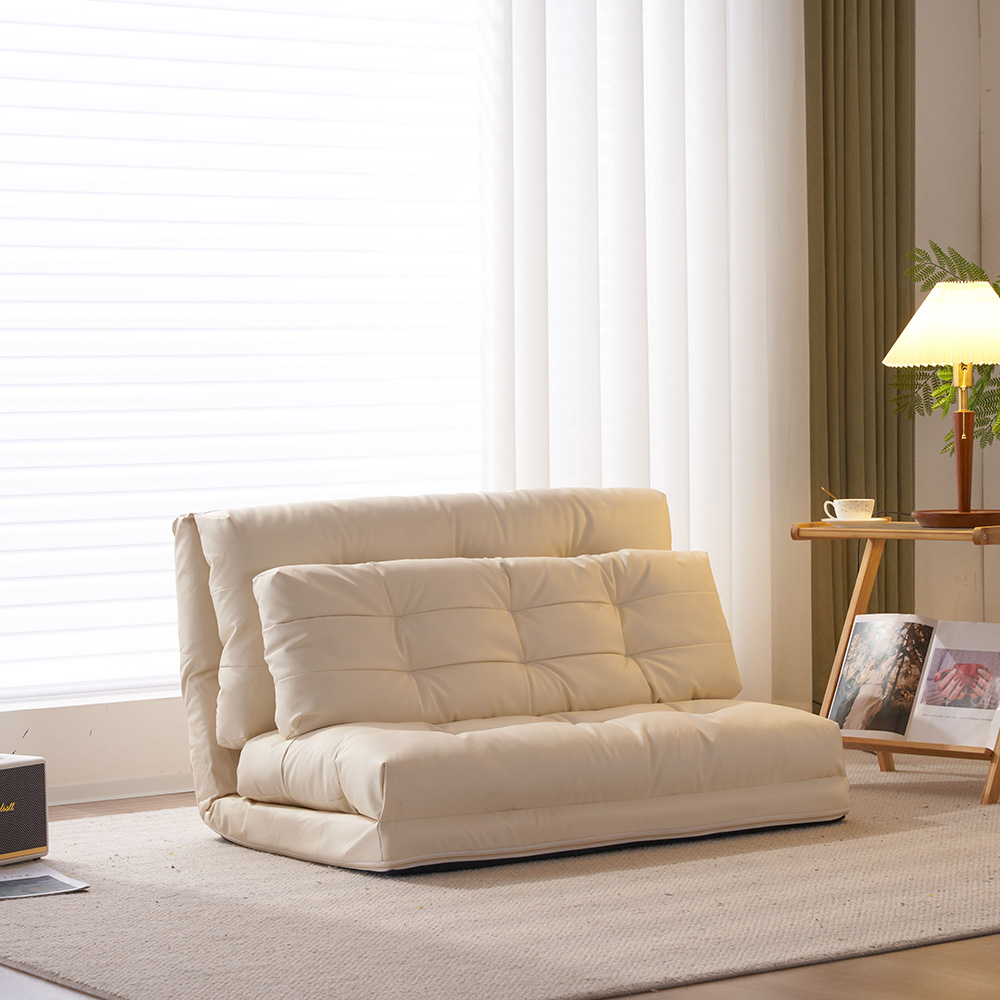 ソファベッド フロアソファー 座椅子 コンパクト 2人掛け 折りたたみ