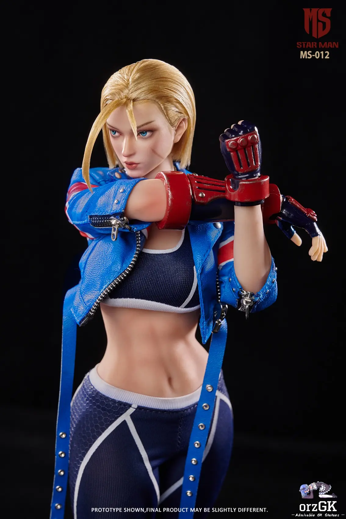 STAR MAN - Street Fighter 1/6 Female agent-Blue Bee Cammy White