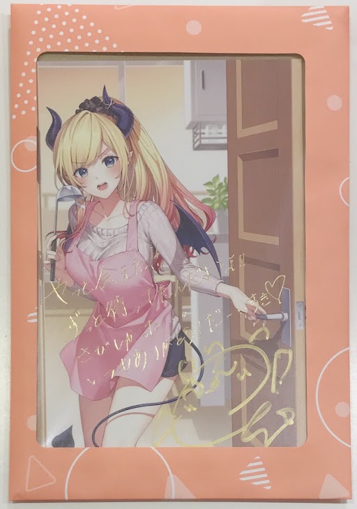 ホロライブ 癒月ちょこ 直筆サイン入りポストカード&水着アクリル