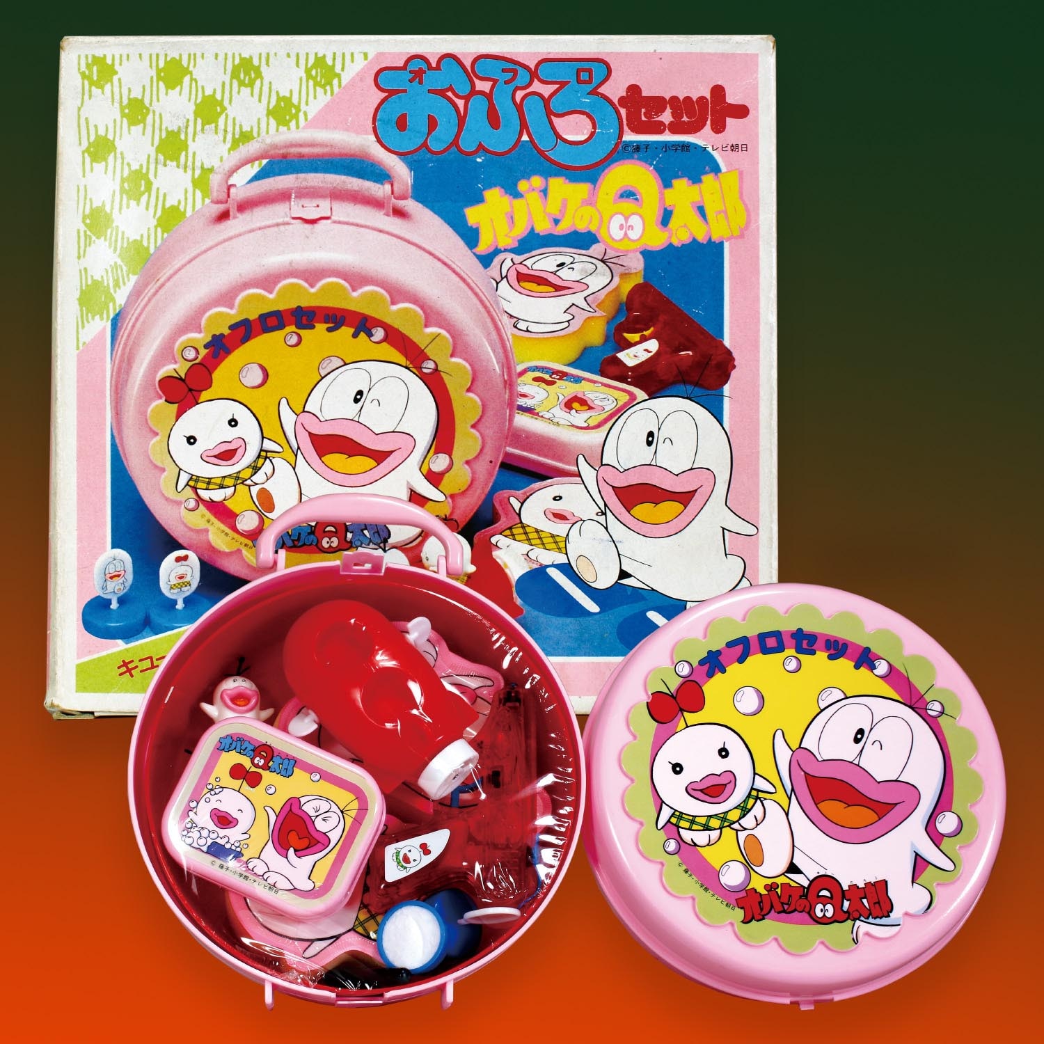 バンダイ オバケのQ太郎 おふろセット ピンク