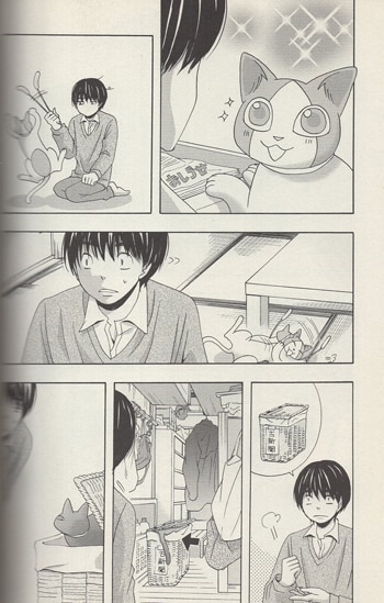 吉川景都 直筆イラストサイン本「片桐くん家に猫がいる」