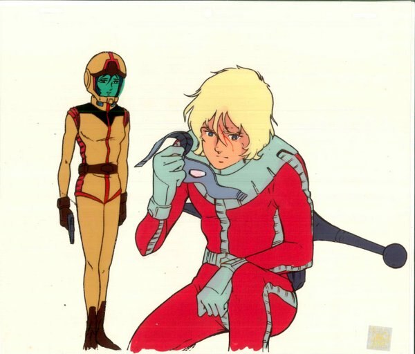 機動戦士ガンダム シャア/セイラ 複製セル画