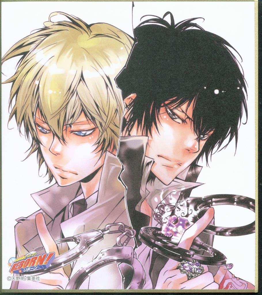 NEW 天野明展 in 京都 ミニ色紙 コレクション 家庭教師ヒットマン