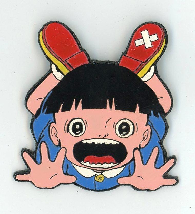 ポピー 楳図かずお【まことちゃん バッジ】H56mm W54mm