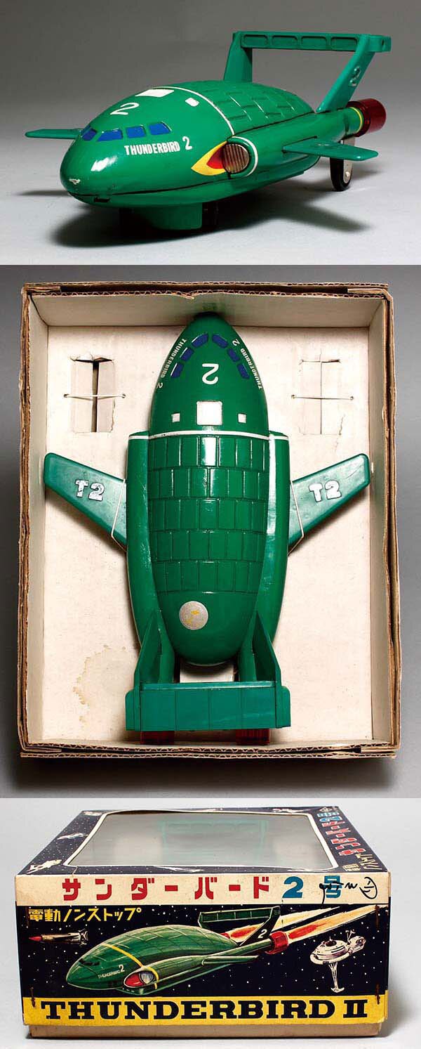ジャンク 1960年代 当時物 電動ノンストップ サンダーバード2号
