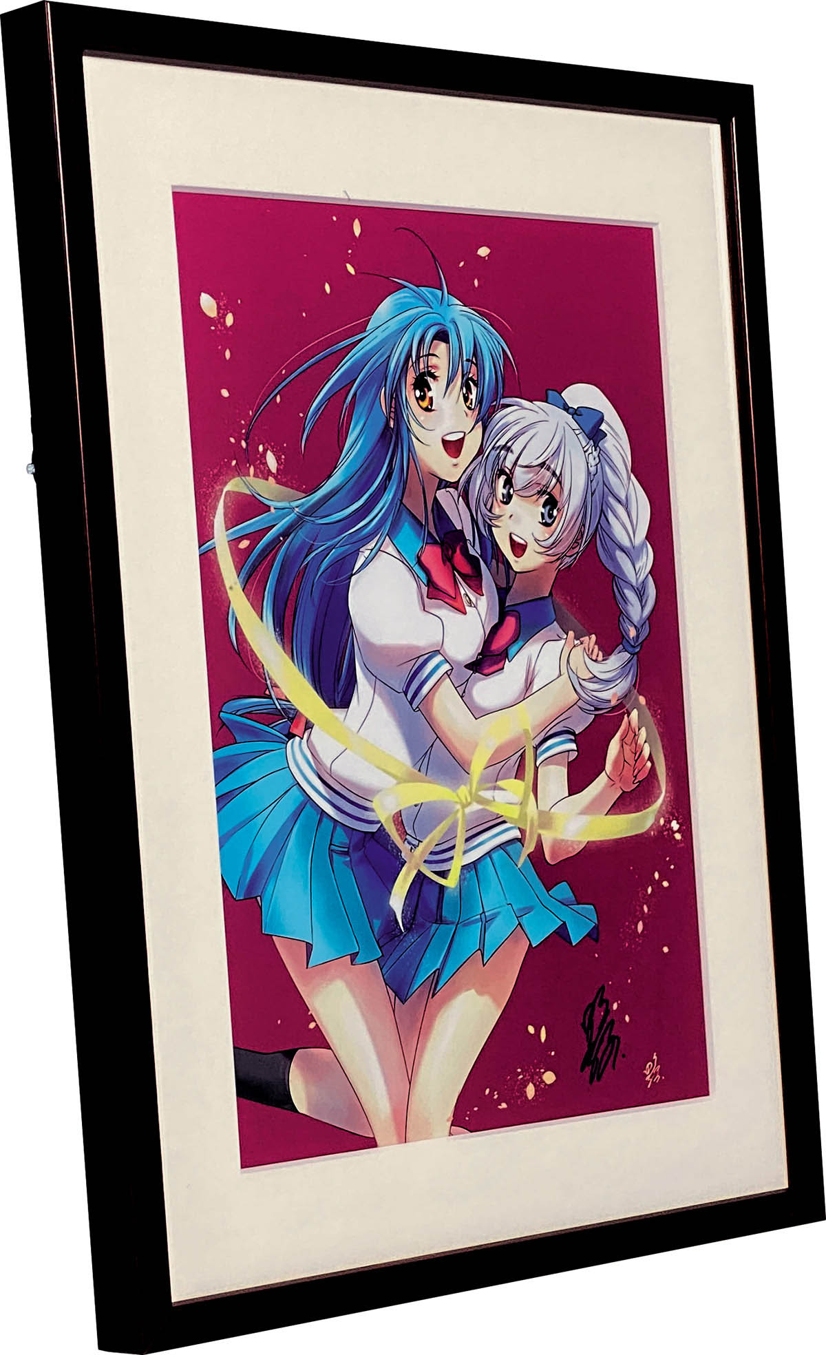 5178] 四季童子 直筆サイン入りカラー複製イラスト「フルメタル