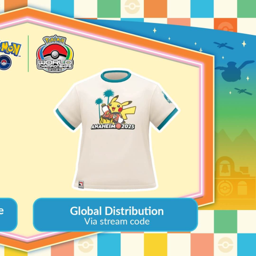ポケモンGO】「ポケモンWCS 2025 Tシャツ 白」を無料入手できる