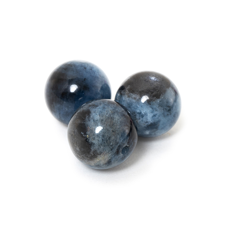 粒売り/バラ売り】ブラックスターアクアマリン 12mm｜天然石