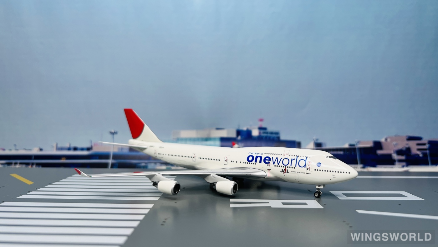 Phoenix 1:400 Boeing 747-400 Japan Airlines 日本航空PH10327 JA8913