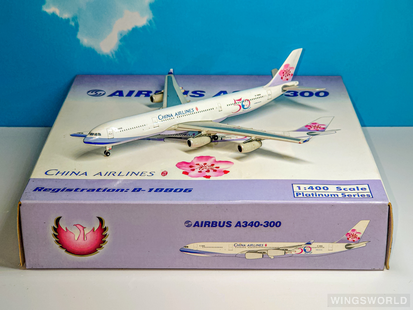 Phoenix 1:400 Airbus A340-300 China Airlines 中华航空PH10346 B