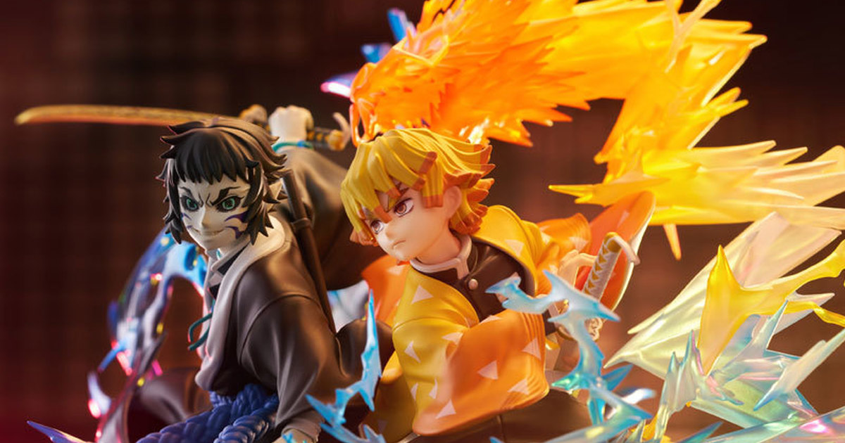 アニプレックス『鬼滅の刃 我妻善逸＆獪岳 』ノンスケールフィギュア