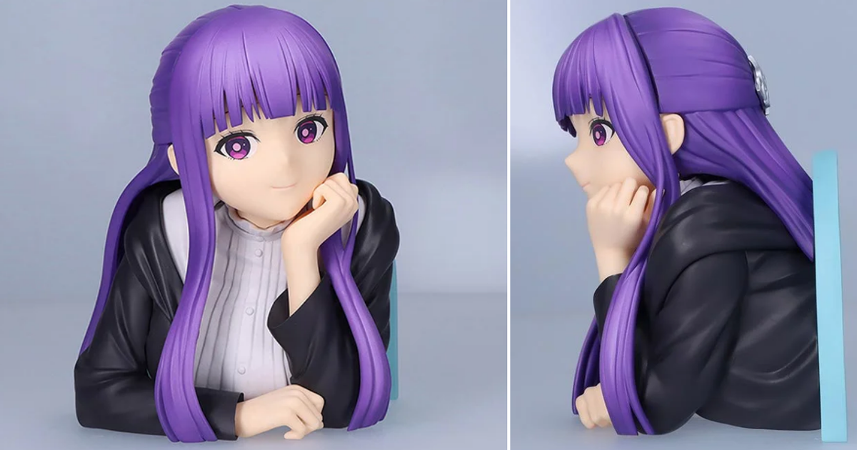 バンプレスト景品『葬送のフリーレン ほおづえ胸像フィギュア-フェルン