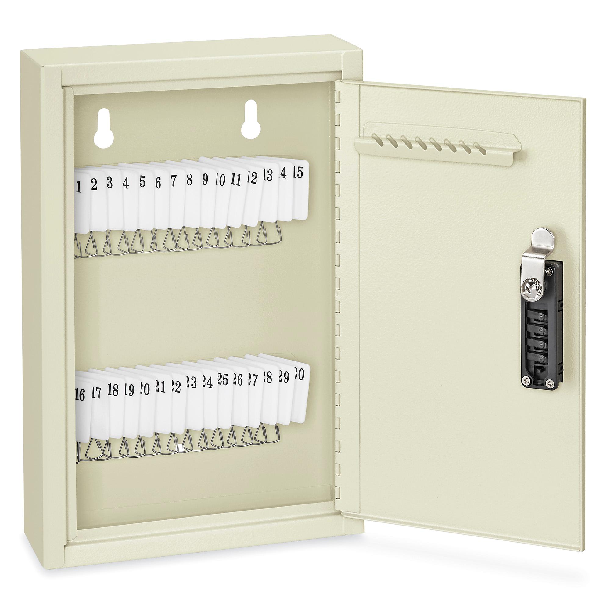 Key Cabinet - 4 Wheel Combo Lock, 30 Key H-5646 - ULINE