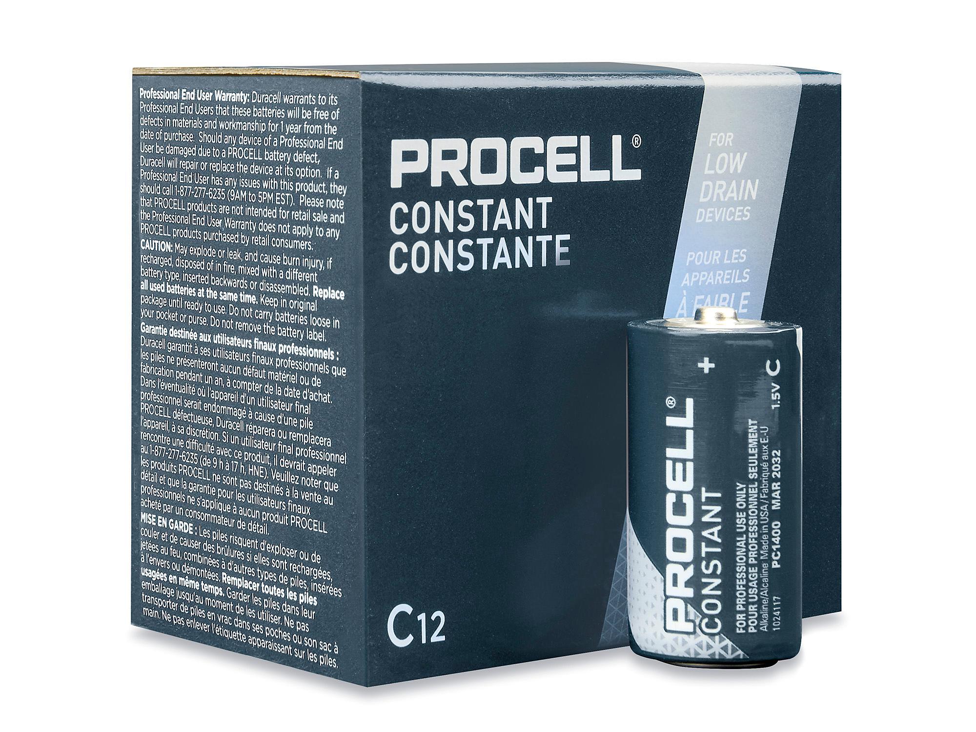 Duracell® Procell® C Alkaline Batteries S-15606 - ULINE