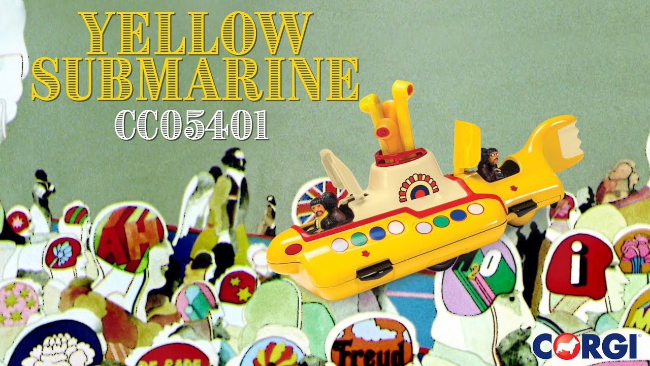 CC05401 Corgi | The Beatles Yellow Submarine - diecast model kit