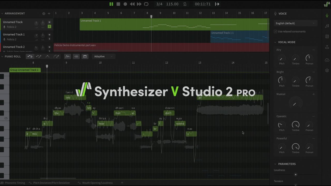 Synthesizer V Studio 2 Pro - Fully Controllable AI Singer Plugin