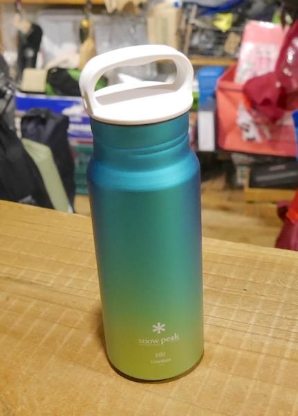 snow peak スノーピーク＞ Titanium Aurora Bottle 600 in Ocean