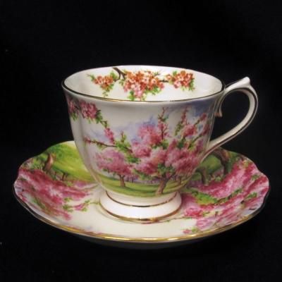 レア美品】ロイヤルアルバート ブロッサムタイム ☆リムスープ皿☆5枚