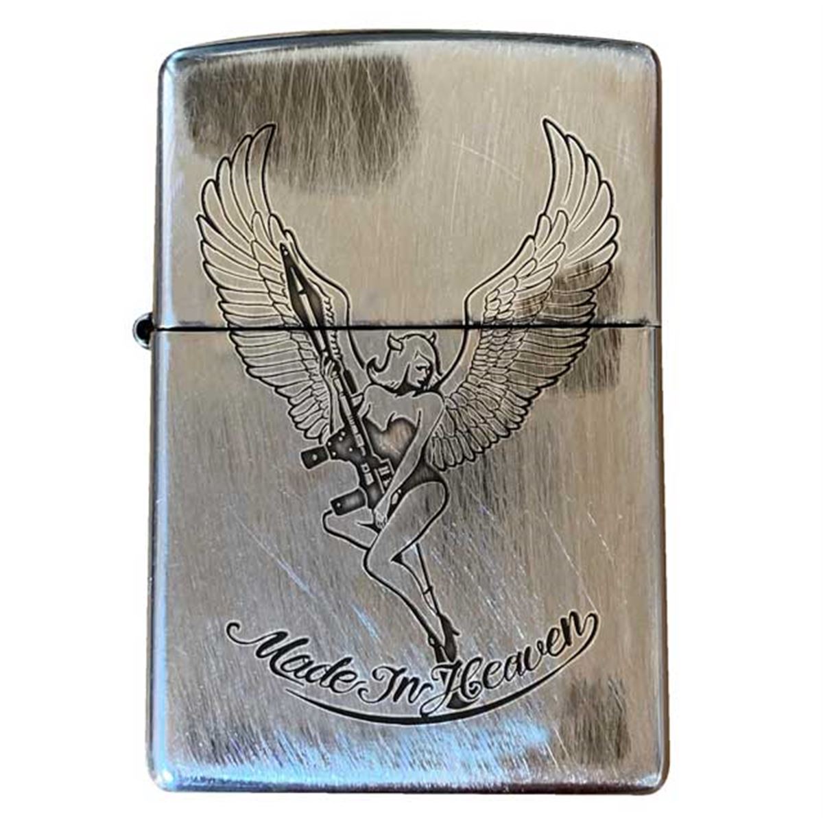 バイオハザードRE:2」より、クレアのジャケットをデザインしたZippoを