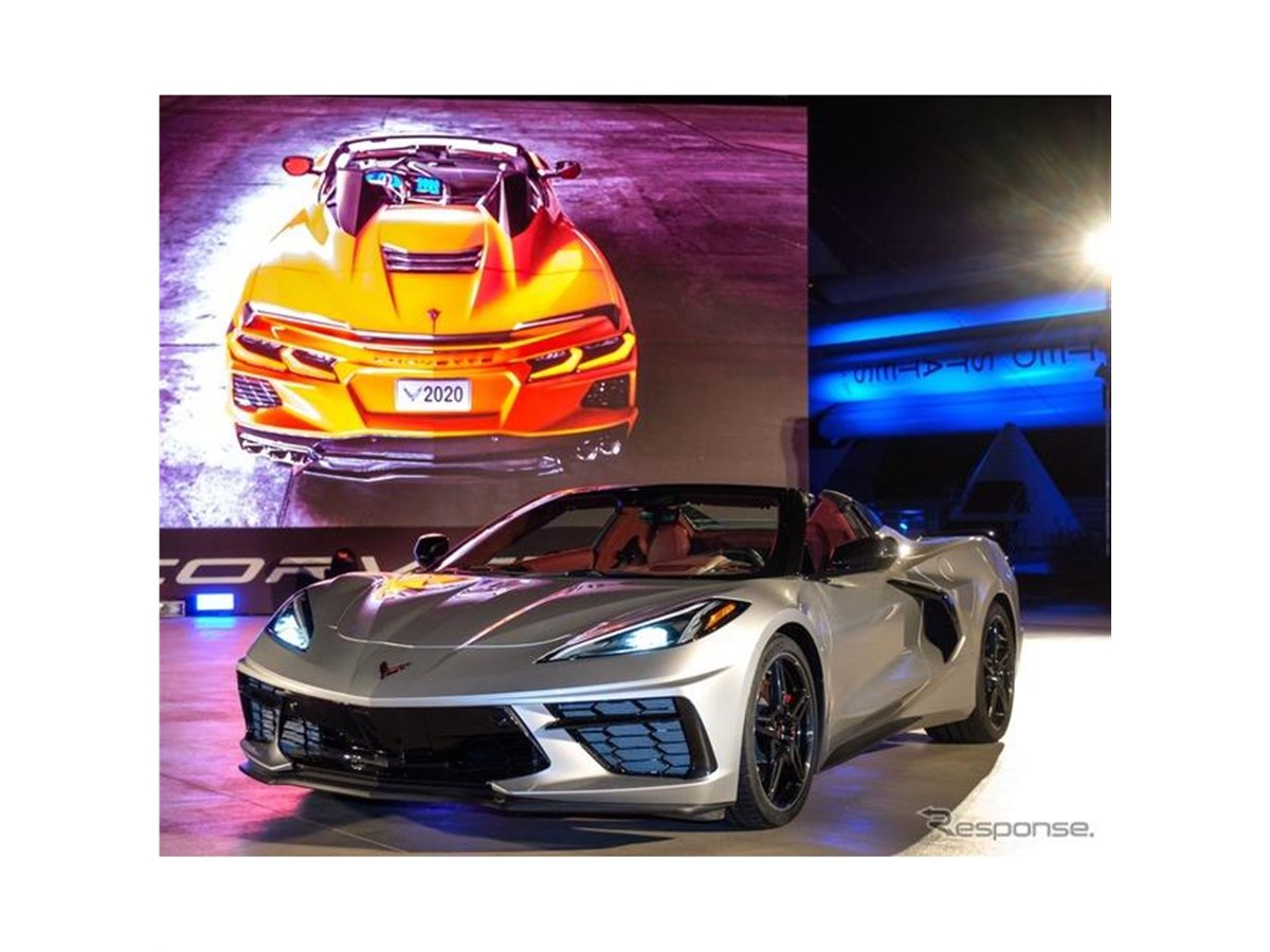 シボレー コルベット・コンバーチブル 新型発表…歴代初の電動ハード