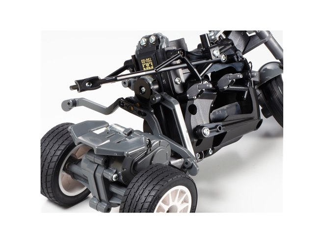 タミヤ、3輪バイクを再現した電動RCモデルの組立キット「ダンシング