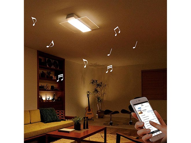 パナソニック、スピーカー搭載LEDシーリングライト「AIR PANEL LED THE