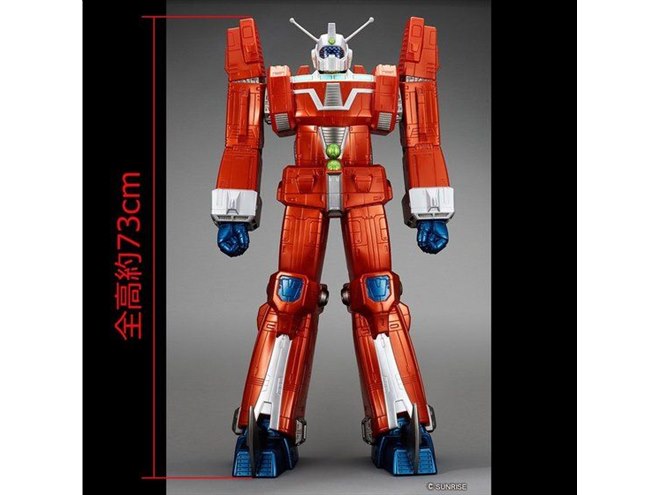 伝説巨神イデオン」全高約73cmソフビフィギュアに40周年メタリックVer