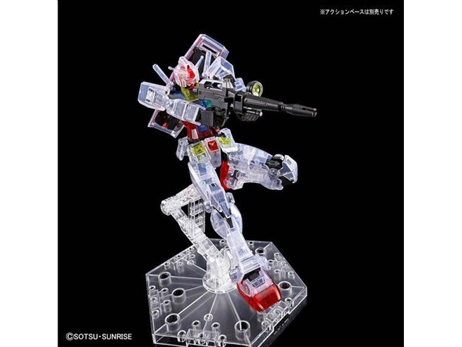 クリアカラーの限定HGガンプラ「RX-78-2 ガンダム」がプレバンにて発売
