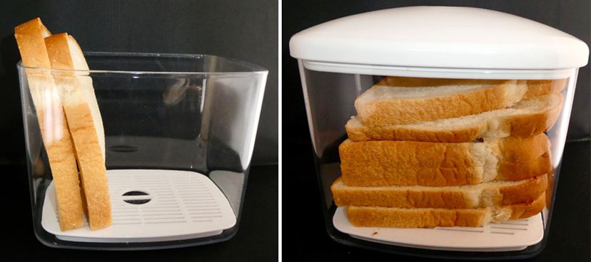 食パンがずっとおいしい♪ 「真空パンケース」で驚くほど食材長持ち