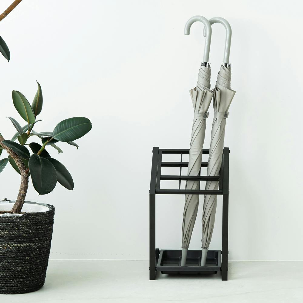 9マス傘立て(ブラック)】幅27×奥行29.5×高さ43cm 9本用 新生活 カサ