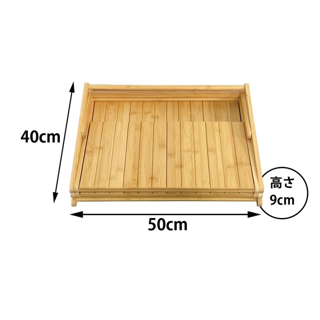 LandField 竹製 3段ラック LF-ZHB02 折りたたみ 折り畳み 軽量