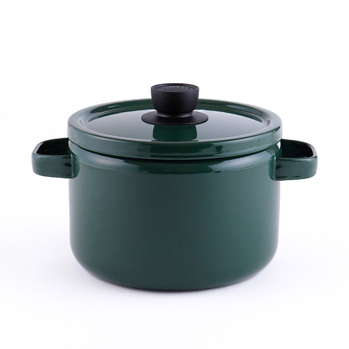 富士ホーロー ディープキャセロール ホーロー 22cm 5.6L IH対応