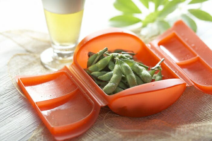 ルクエ ミニスチームケース レシピ付き トマトレッド/レタスLekue