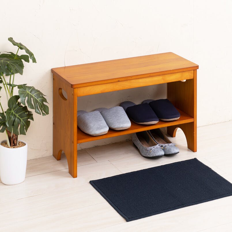 東谷 Room Essence ヘンリー 角ハイスツール ナチュラル Size：39×39