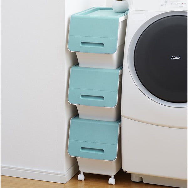 SANKA squ+ サンカ フロック 重ねて使える蓋付き衣装ケース froq fr