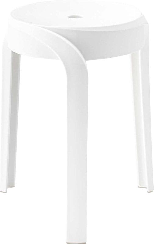 東谷 Room Essence スツール ホワイト Size：35.5×35.5×45.5 椅子