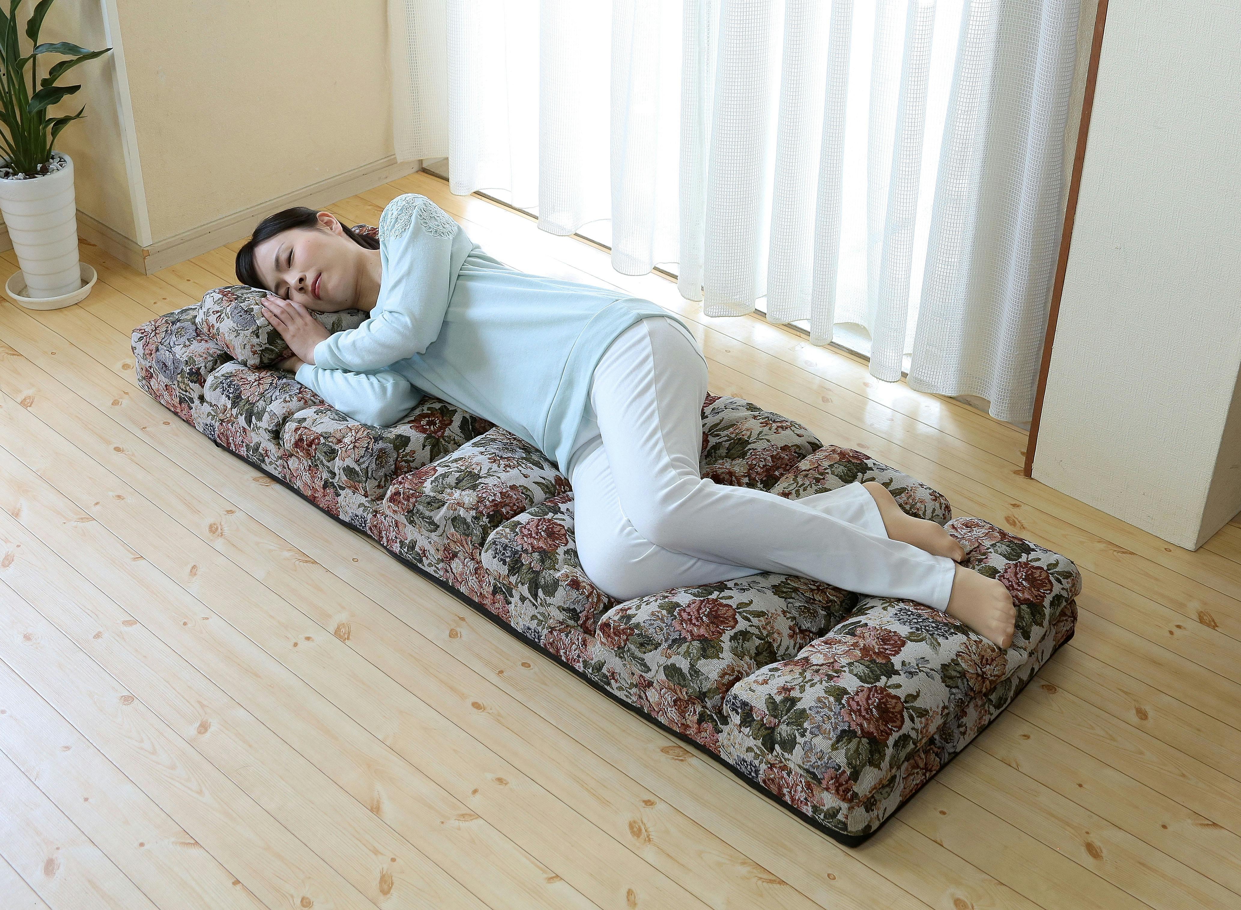 タック Vita ふかふかリクライニング座椅子 ゴブラン もこもこ ごろ寝