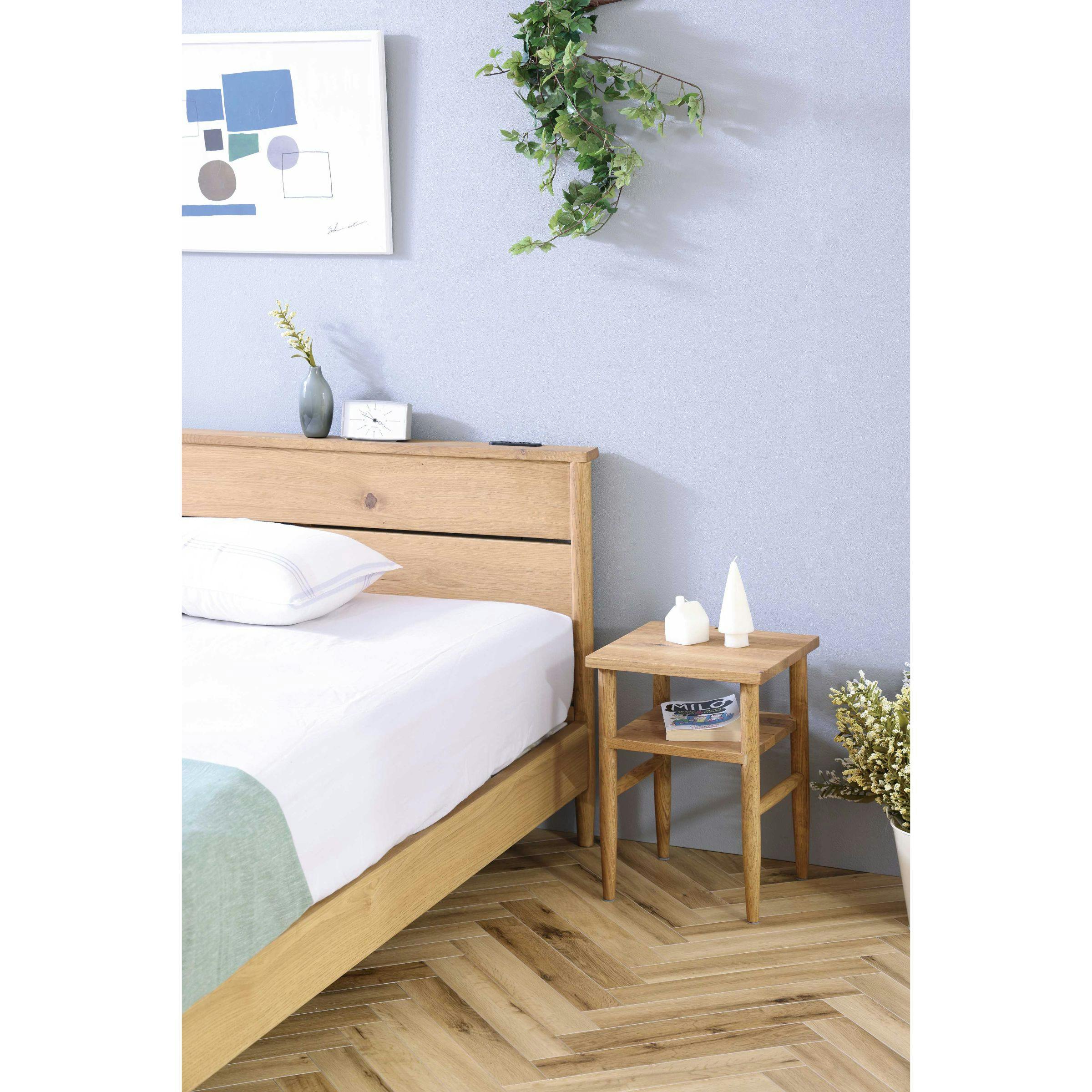 nora. ナイトテーブル クレマ ナチュラル サイドテーブル ナイト