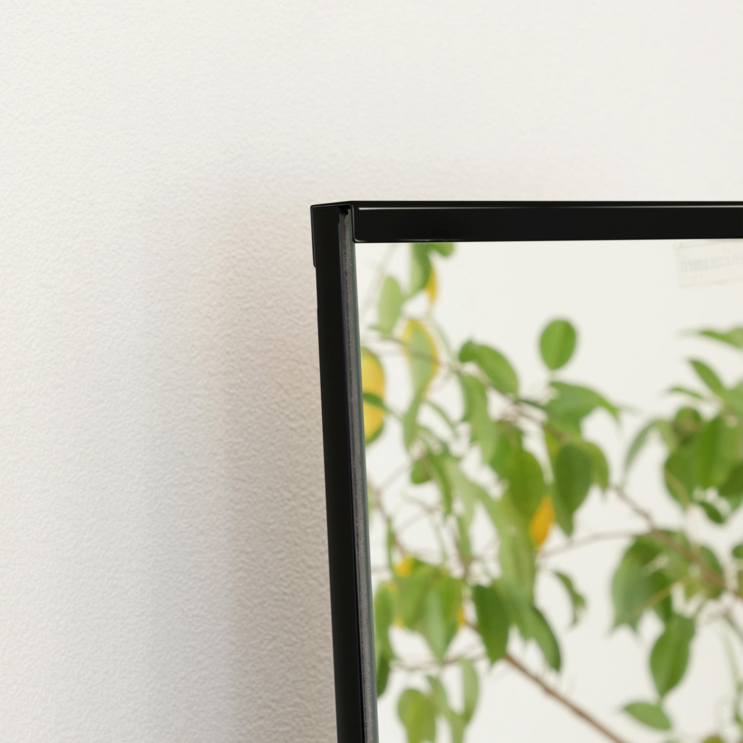 UTILITY P-5526TS(BK) スタンドミラー ブラック 37×36×158.5 姿見 鏡