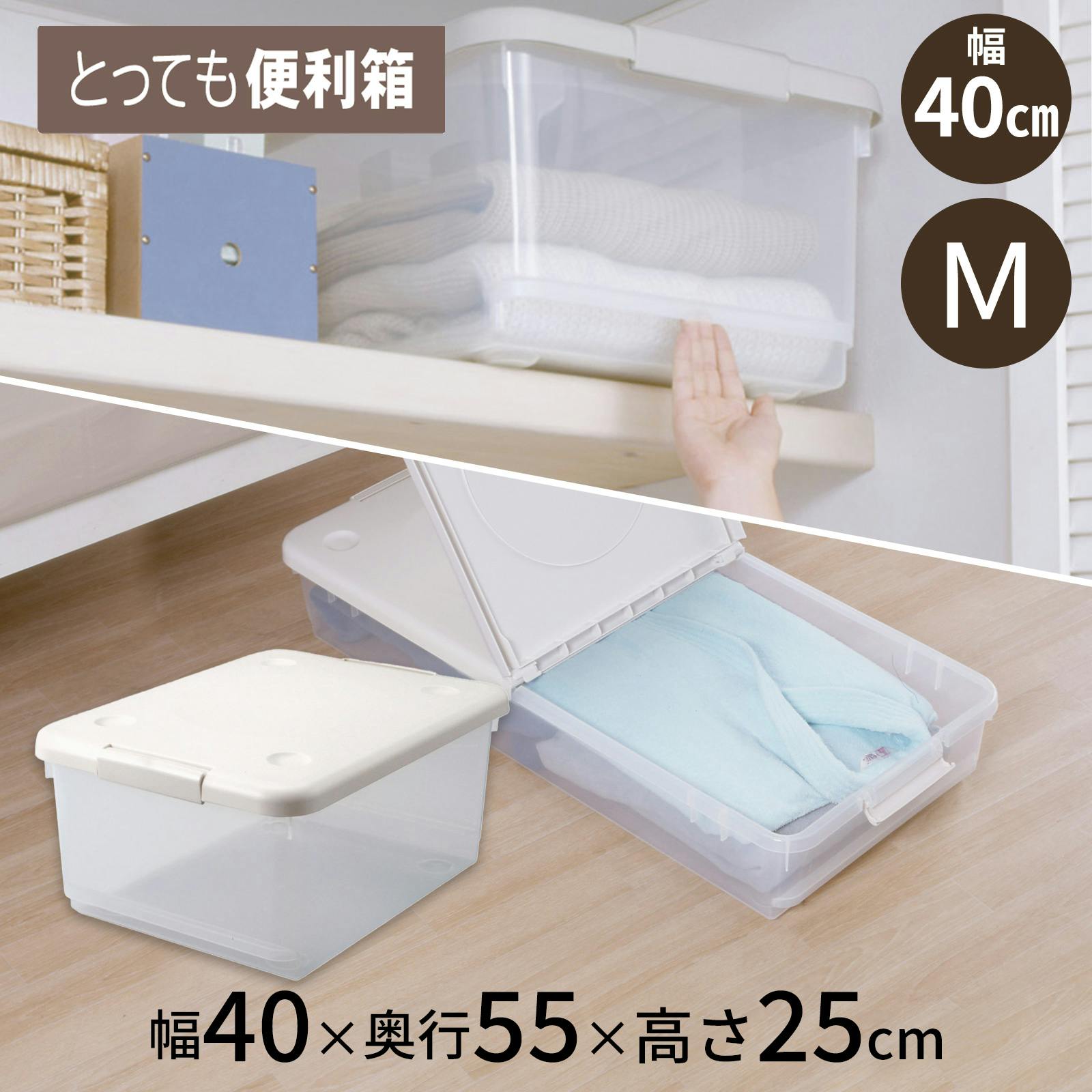 天馬 とっても便利箱 40M 収納ボックス 衣類収納ケース クローゼット