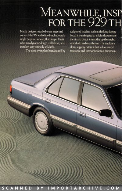 1990 Mazda 929 Brochure - ImportArchive