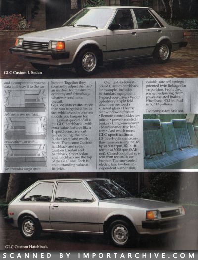 1983 Mazda Full Lineup Brochure (Late Version w/ 626) - ImportArchive
