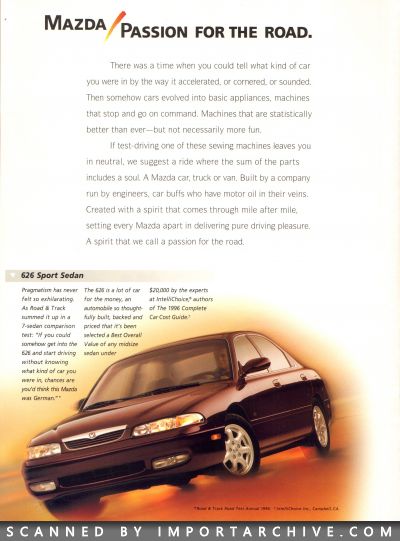 1997 Mazda Full Lineup Brochure - ImportArchive